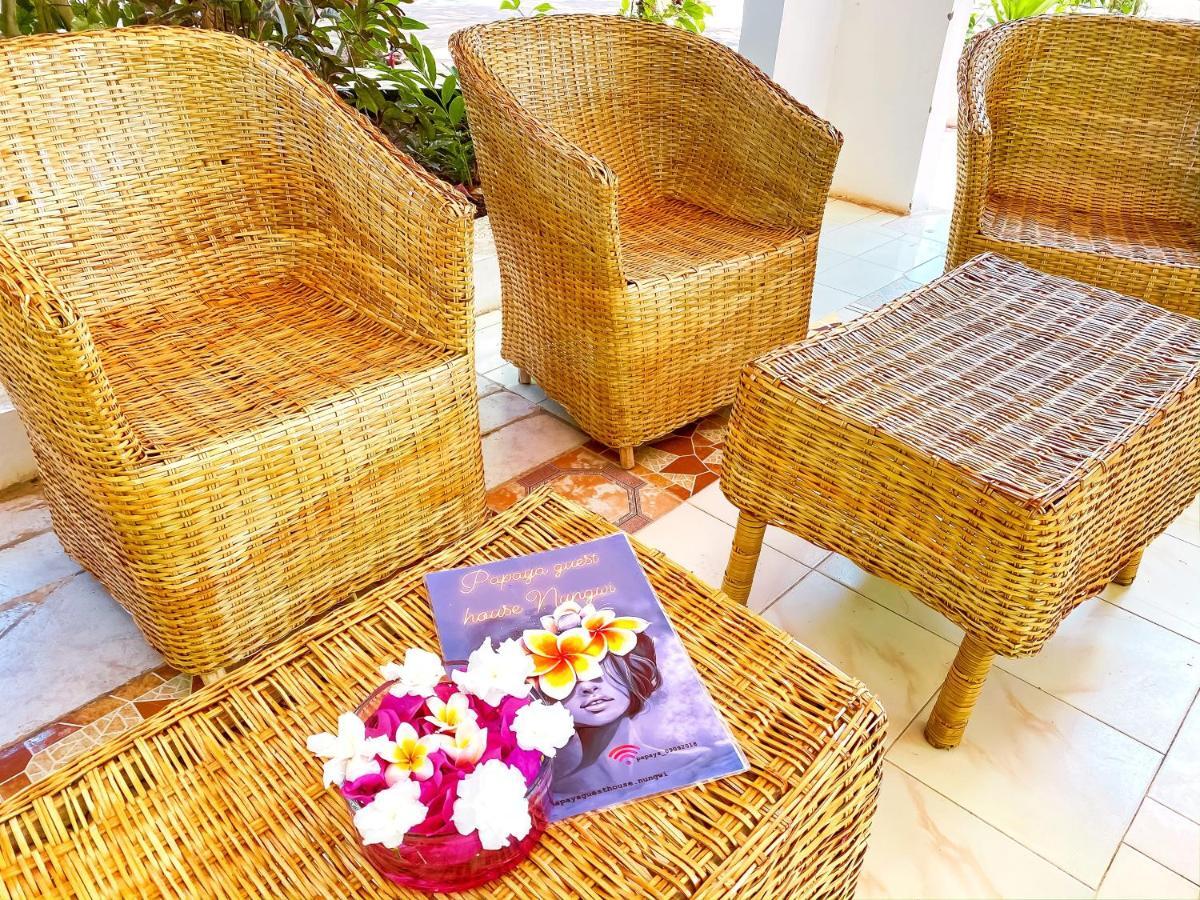Papaya Guest House Nungwi Bagian luar foto